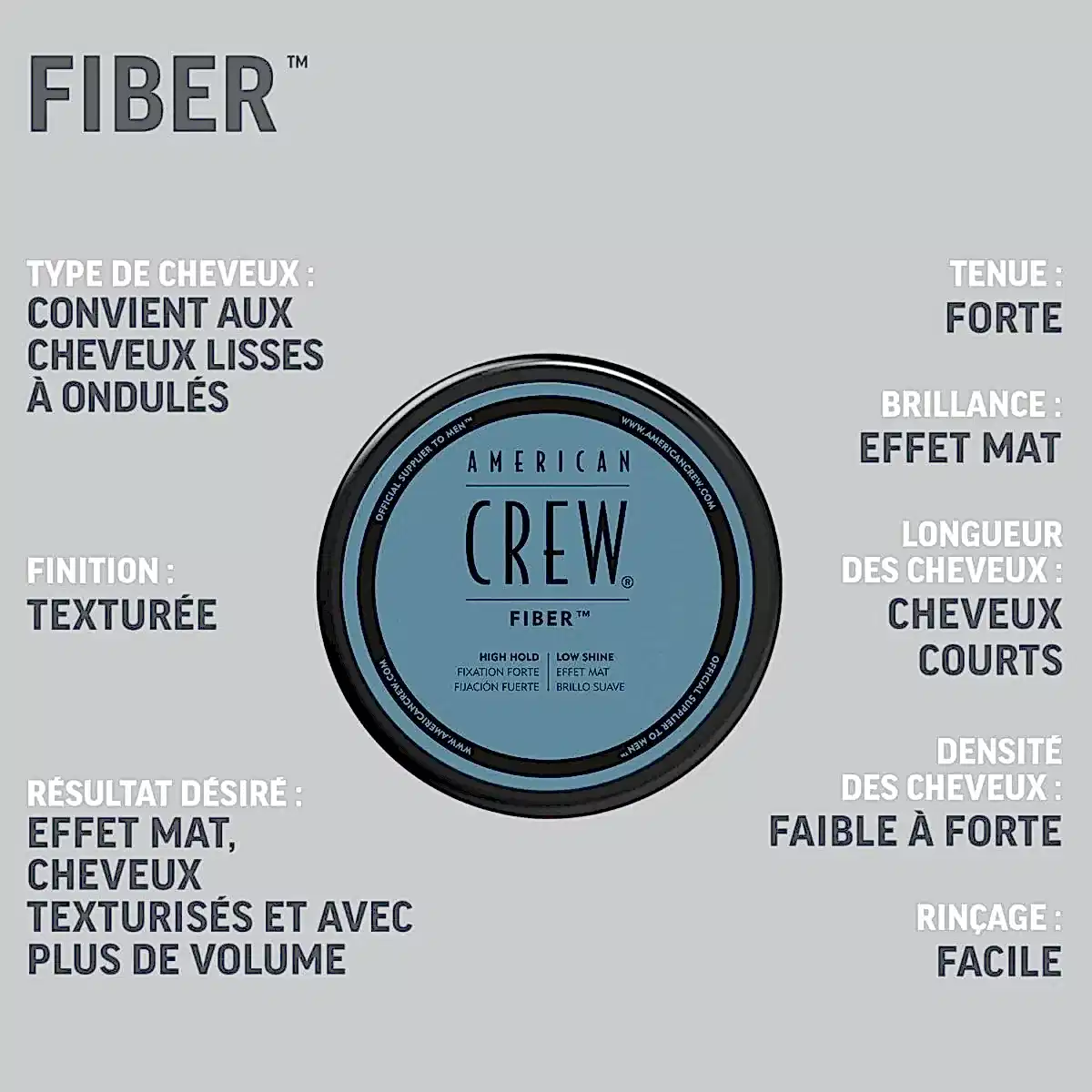 American Crew Cire de Coiffage Fiber - BEAUTEPRICE American Crew Cire de Coiffage Fiber cire coiffante American Crew BEAUTEPRICE