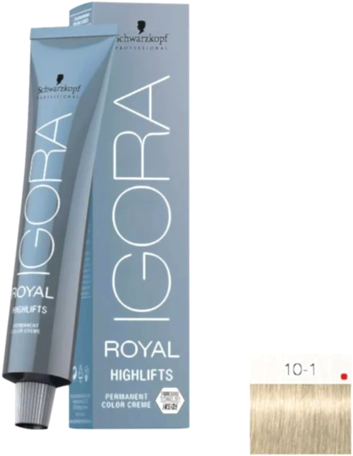 Coloration IGORA ROYAL HIGHLIFTS 10.1 Éclaircissant Ultra Blond Cendre - BEAUTEPRICE Coloration IGORA ROYAL HIGHLIFTS 10.1 Éclaircissant Ultra Blond Cendre coloration professionnelle Schwarzkopf BEAUTEPRICE