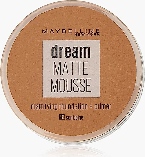 Gemey Maybelline Dream Matte Mousse 48 Beige Ensoleillé - BEAUTEPRICE Gemey Maybelline Dream Matte Mousse 48 Beige Ensoleillé fond de teint - Gemey Maybelline - BEAUTEPRICE