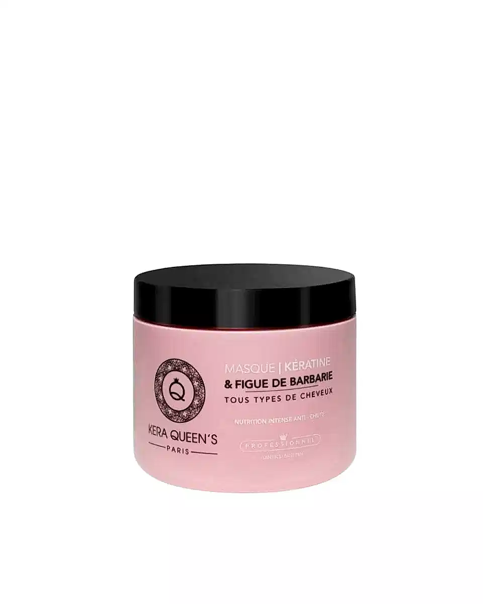 Kera Queen's Masque à la Kératine et à l'huile de Figue de Barbarie 500ml - BEAUTEPRICE Kera Queen's Masque à la Kératine et à l'huile de Figue de Barbarie 500ml masque capillaire - KERA QUEEN'S - BEAUTEPRICE