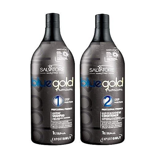 Kit de lissage Tanin Blue gold 1l - BEAUTEPRICE Kit de lissage Tanin Blue gold 1l lissage tanin SALVATORE BEAUTEPRICE