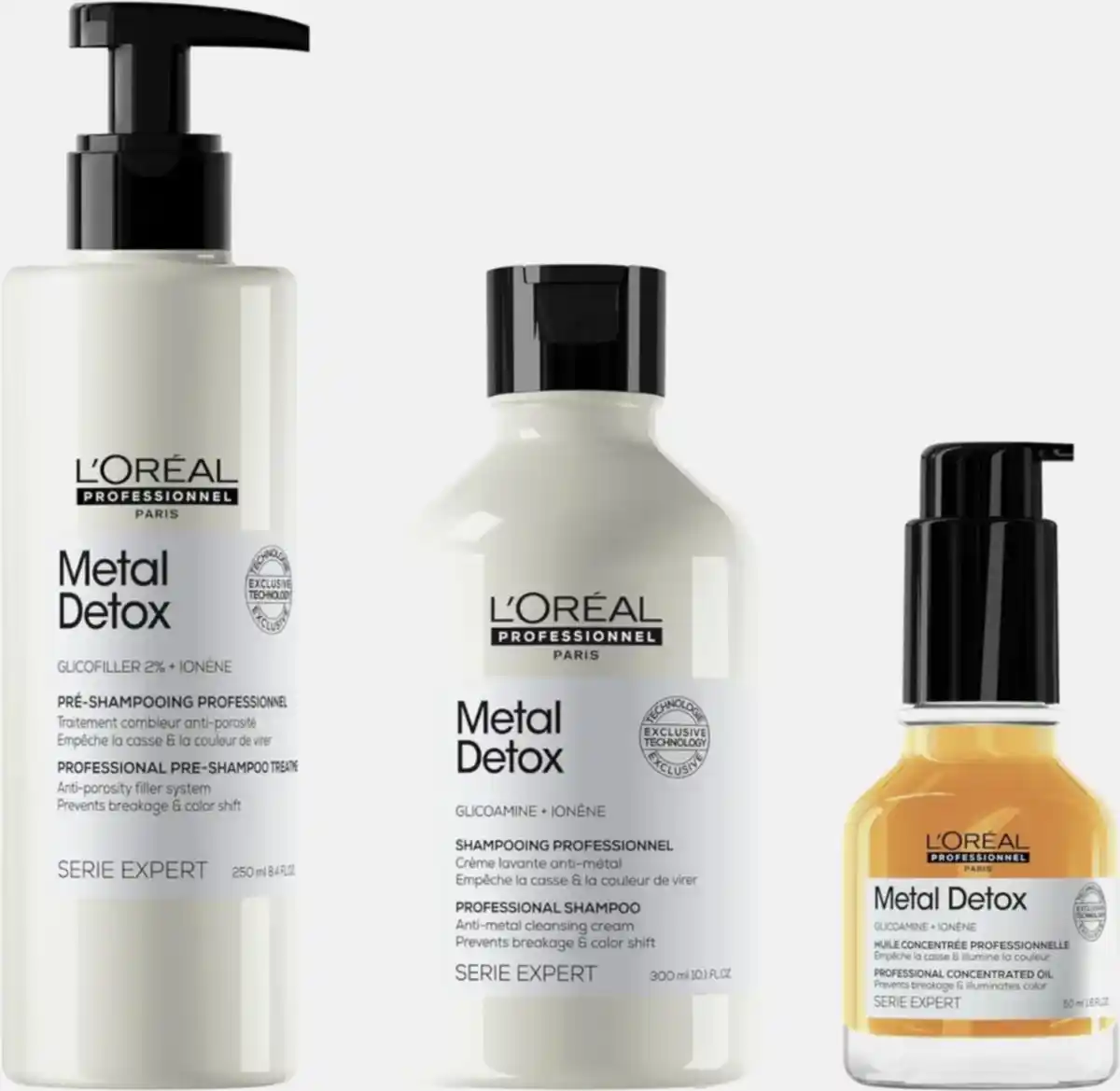 L’Oréal Professionnel, Routine Métal Detox - BEAUTEPRICE L’Oréal Professionnel, Routine Métal Detox Pré-shampoing+shampoing+serum - L'Oréal Professionnel BEAUTEPRICE