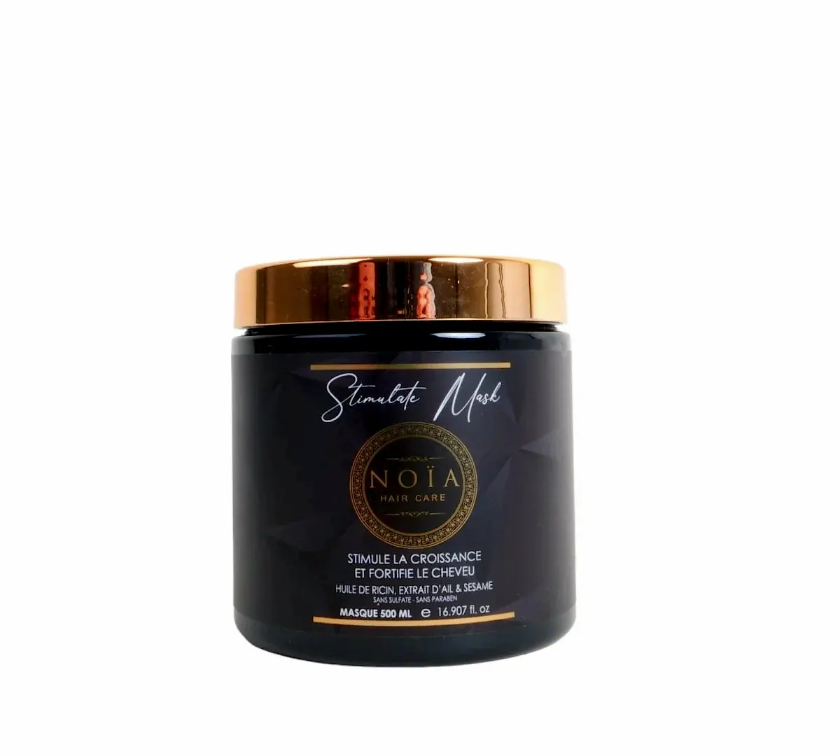 Masque Soin - Huile de ricin . Extrait d'Ail & Sésame - Gamme Stimulate - NOÏA HAIR - 500 ml - BEAUTEPRICE Masque Soin - Huile de ricin . Extrait d'Ail & Sésame - Gamme Stimulate - NOÏA HAIR - 500 ml NOÏA HAIR BEAUTEPRICE