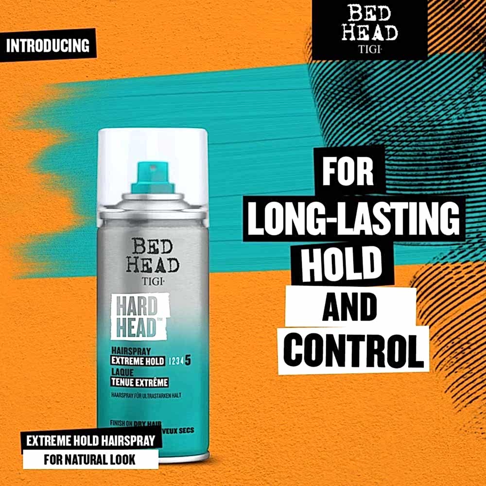 TIGI Laque Hard Head Extreme Hold 100ml - BEAUTEPRICE TIGI Laque Hard Head Extreme Hold 100ml laque Tigi BEAUTEPRICE