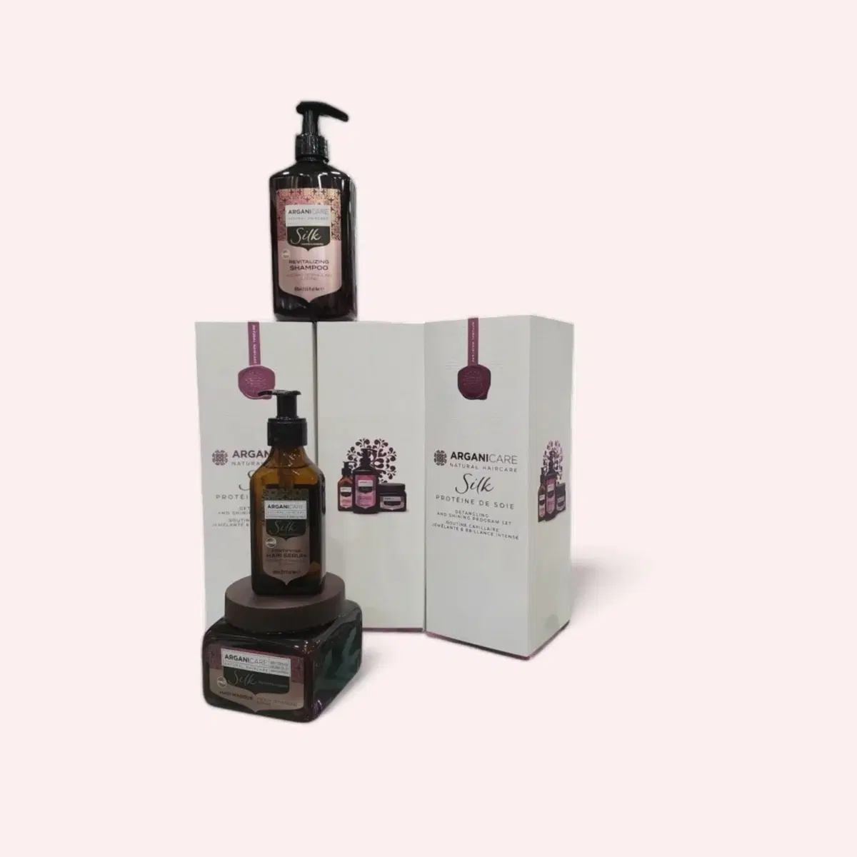 ARGANICARE Coffret Trio Silk proteine de soie - BEAUTEPRICE ARGANICARE Coffret Trio Silk proteine de soie - Arganicare - BEAUTEPRICE