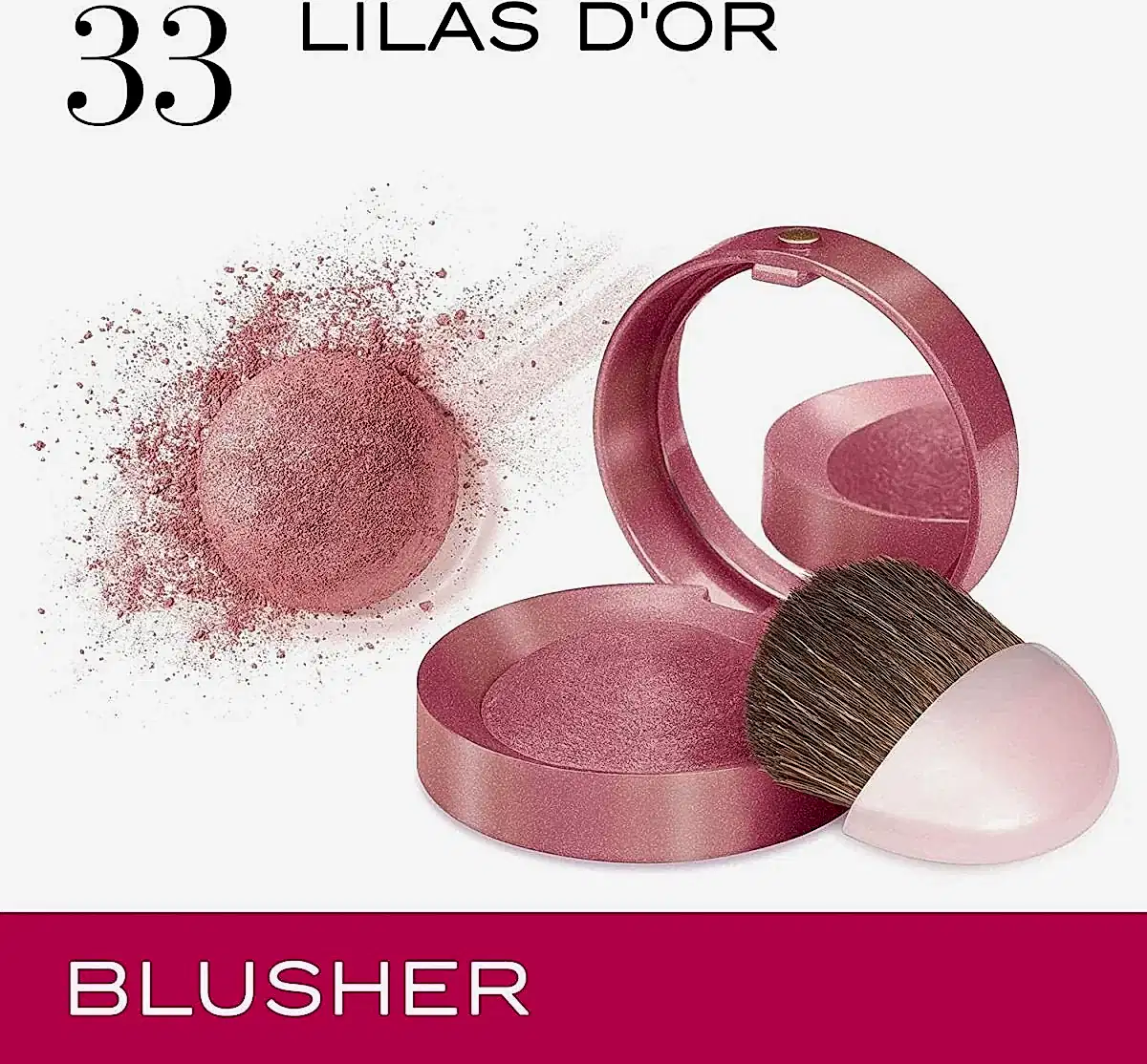 Bourjois Blush Boite ronde Lilas d'or 33 - BEAUTEPRICE Bourjois Blush Boite ronde Lilas d'or 33 Bourjois BEAUTEPRICE