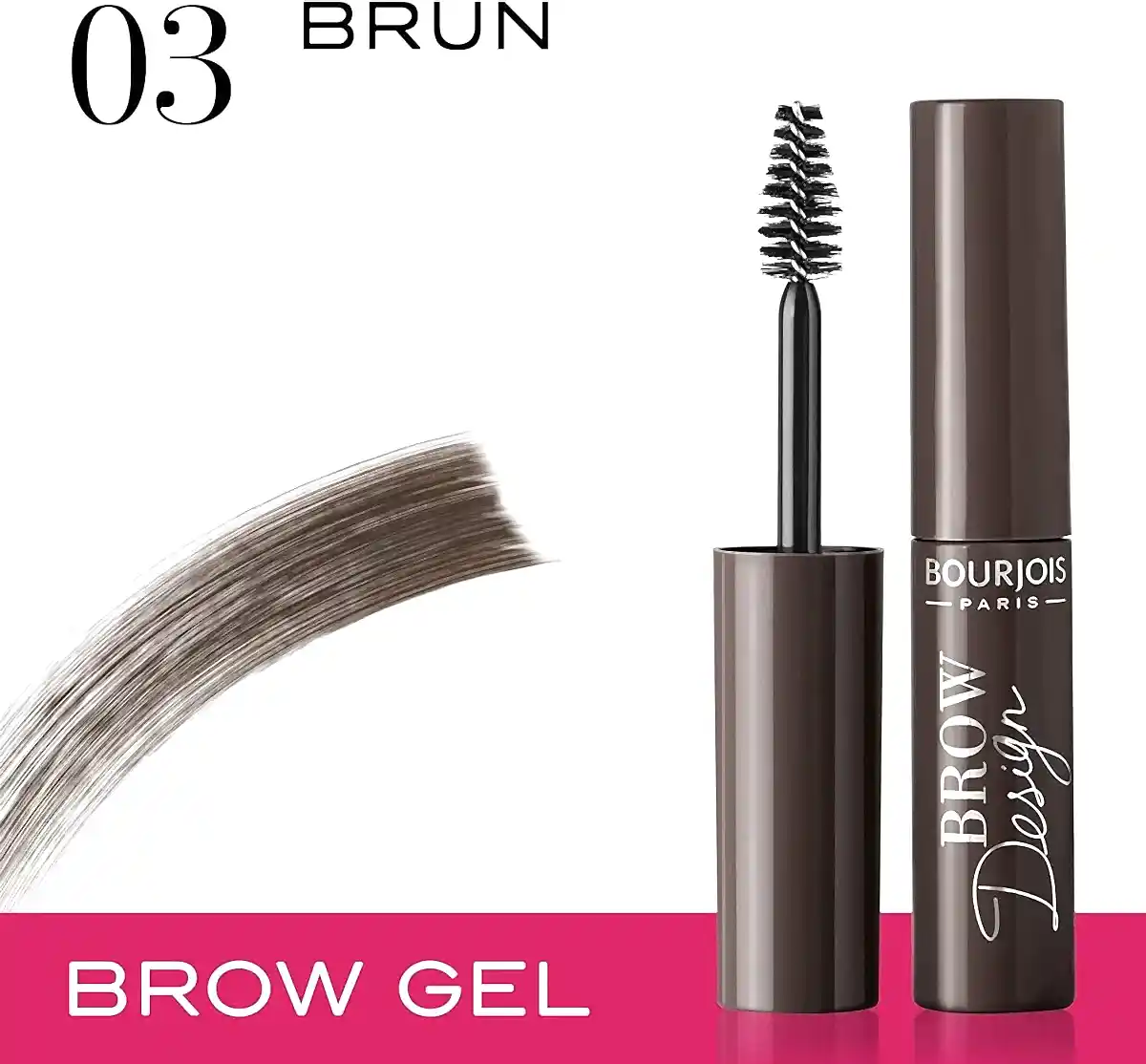 Bourjois Brow Design Gel Sourcils 03 Brun 5 ml - BEAUTEPRICE Bourjois Brow Design Gel Sourcils 03 Brun 5 ml Bourjois BEAUTEPRICE