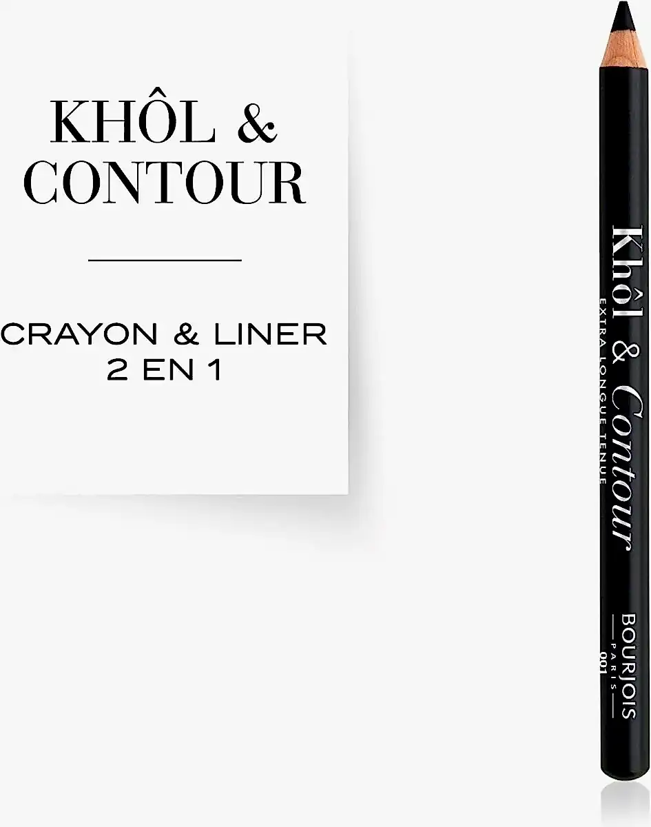 Bourjois Crayon Khol&contour Noir intense01 - BEAUTEPRICE Bourjois Crayon Khol&contour Noir intense01 Bourjois BEAUTEPRICE