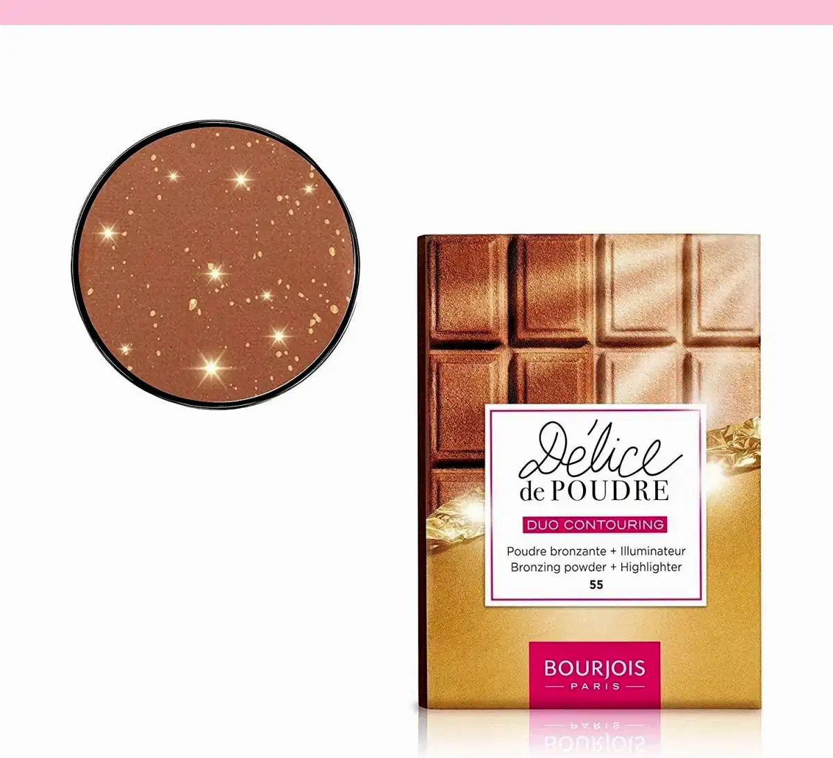 Bourjois Delice De Poudre Bronzer 55 Poudre Bronzante et Surligneur. 16 g - BEAUTEPRICE Bourjois Delice De Poudre Bronzer 55 Poudre Bronzante et Surligneur. 16 g Bourjois BEAUTEPRICE