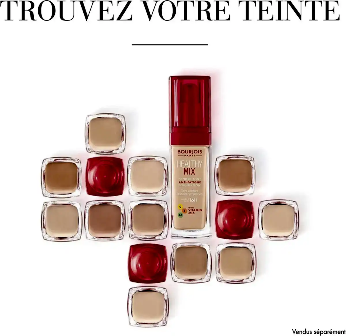 Bourjois Fond de teint Healthy Mix 52 Vanille - BEAUTEPRICE Bourjois Fond de teint Healthy Mix 52 Vanille Bourjois BEAUTEPRICE