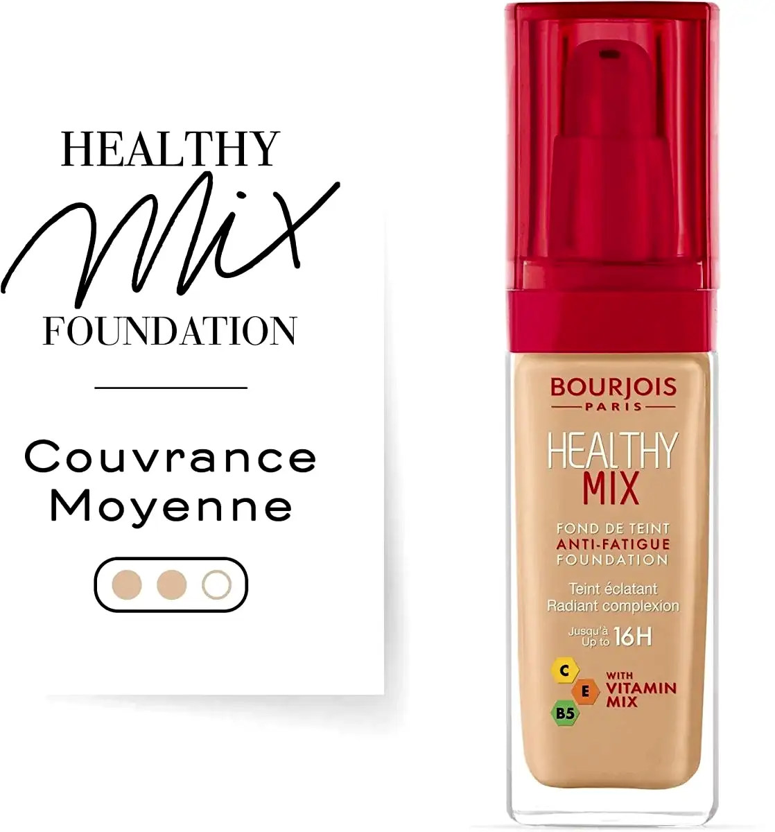 Bourjois Fond de teint Healthy Mix 52 Vanille - BEAUTEPRICE Bourjois Fond de teint Healthy Mix 52 Vanille Bourjois BEAUTEPRICE