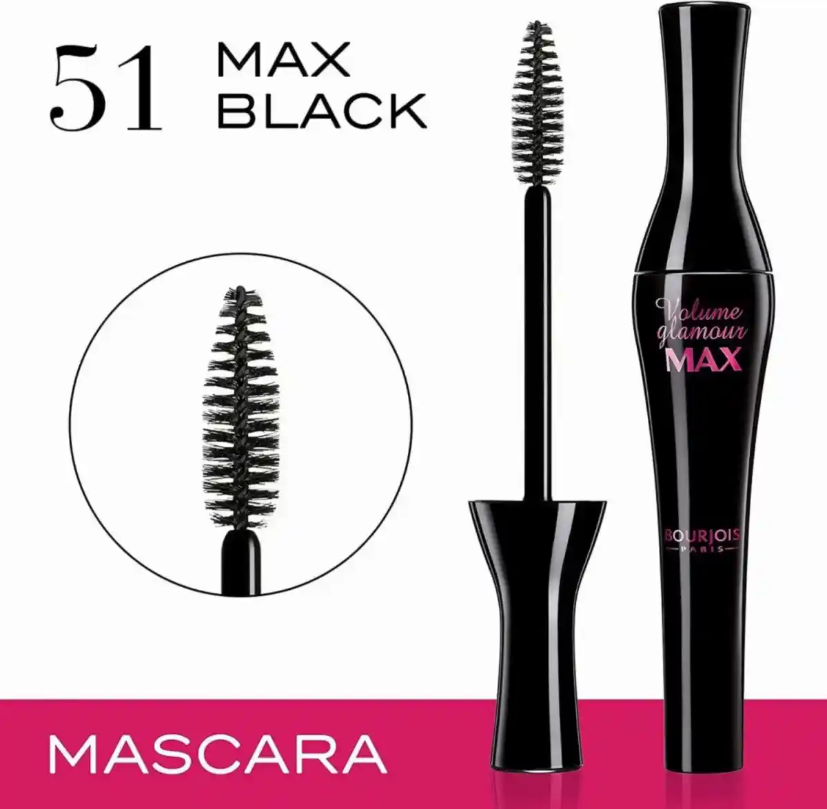 Bourjois Mascara Volume Glamour Max Noir - BEAUTEPRICE Bourjois Mascara Volume Glamour Max Noir Bourjois BEAUTEPRICE