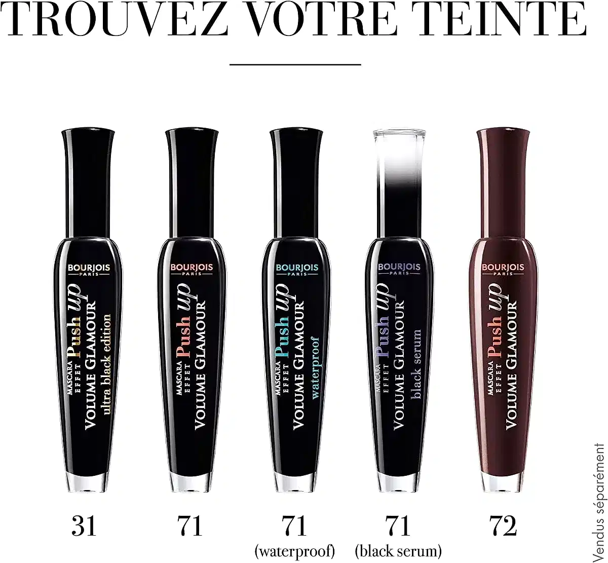 Bourjois - Mascara Volume glamour Push Up - 71 Wonder Black - 7ml - BEAUTEPRICE Bourjois - Mascara Volume glamour Push Up - 71 Wonder Black - 7ml Bourjois BEAUTEPRICE