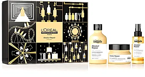 Coffret Absolut Repair - Shampoing. Masque. Huile 10-en-1 - BEAUTEPRICE Coffret Absolut Repair - Shampoing. Masque. Huile 10-en-1 L'Oréal Professionnel BEAUTEPRICE