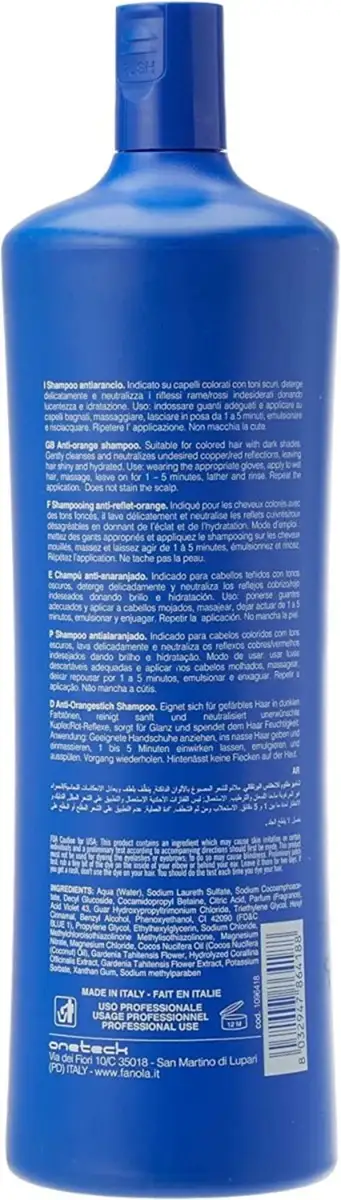 Fanola Shampooing No orange 1L - BEAUTEPRICE Fanola Shampooing No orange 1L Fanola BEAUTEPRICE