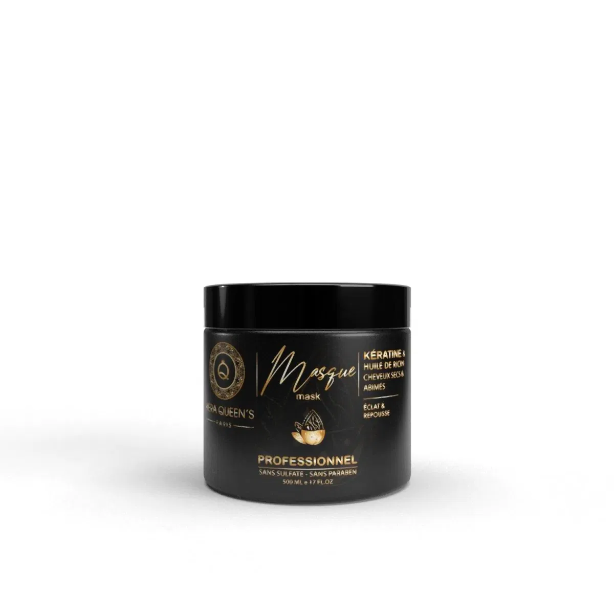 Kera Queen's Masque à la Kératine et à lhuile de ricin (500ml - BEAUTEPRICE Kera Queen's Masque à la Kératine et à lhuile de ricin (500ml masque capillaire - KERA QUEEN'S - BEAUTEPRICE