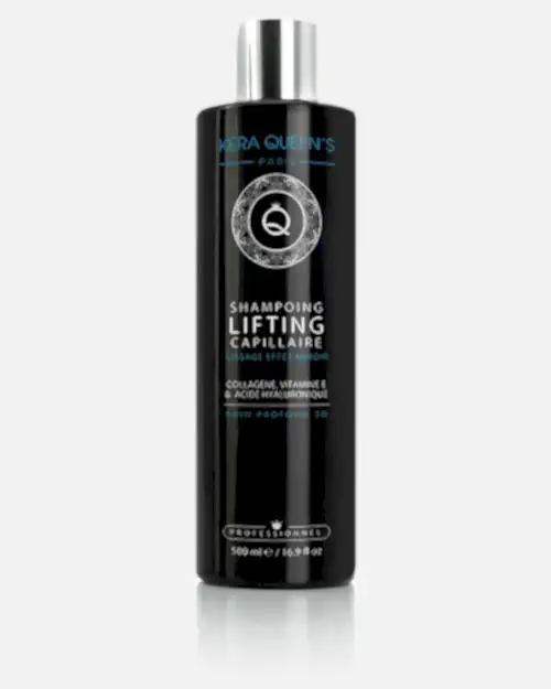 Kera Queen's Shampoing Lifting Effet Miroir 3D  Collagène & Vitamine E 500ml - BEAUTEPRICE Kera Queen's Shampoing Lifting Effet Miroir 3D  Collagène & Vitamine E 500ml - KERA QUEEN'S - BEAUTEPRICE