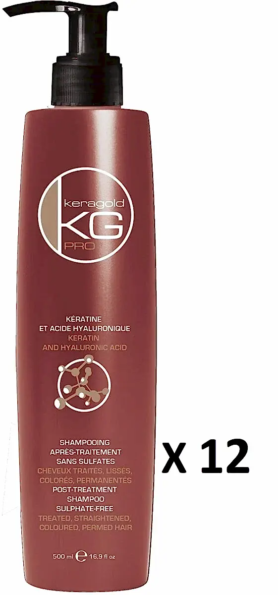 Keragold colisage de 12 Shampoing DD 500ml - BEAUTEPRICE Keragold colisage de 12 Shampoing DD 500ml - KERAGOLD - BEAUTEPRICE