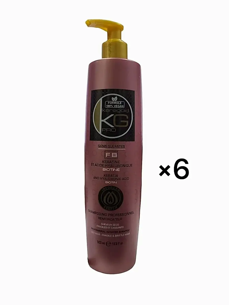 Keragold Colisage de 12 Shampoing FB KERATINE&BIOTINE 500ml - BEAUTEPRICE Keragold Colisage de 12 Shampoing FB KERATINE&BIOTINE 500ml - KERAGOLD - BEAUTEPRICE