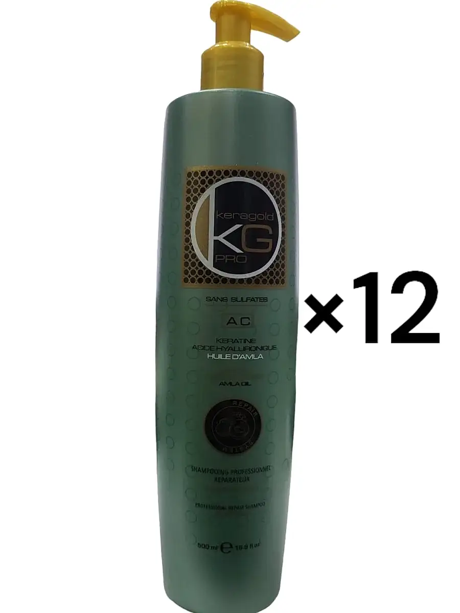 Keragold Colisage de 12 Shampoing KERATINE & AMLA AC 500ml - BEAUTEPRICE Keragold Colisage de 12 Shampoing KERATINE & AMLA AC 500ml - KERAGOLD - BEAUTEPRICE