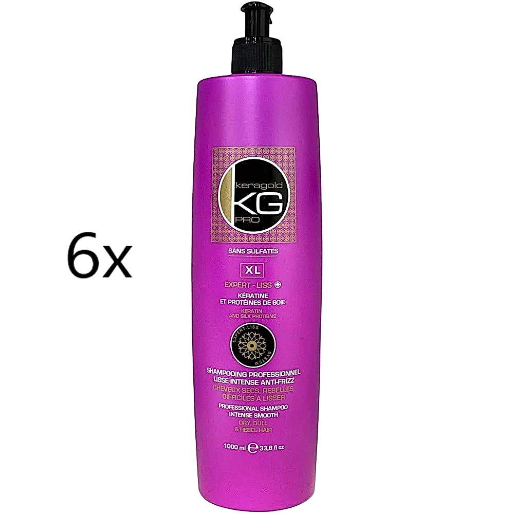 Keragold colisage de 12 Shampoing XL 1L - BEAUTEPRICE Keragold colisage de 12 Shampoing XL 1L - KERAGOLD - BEAUTEPRICE