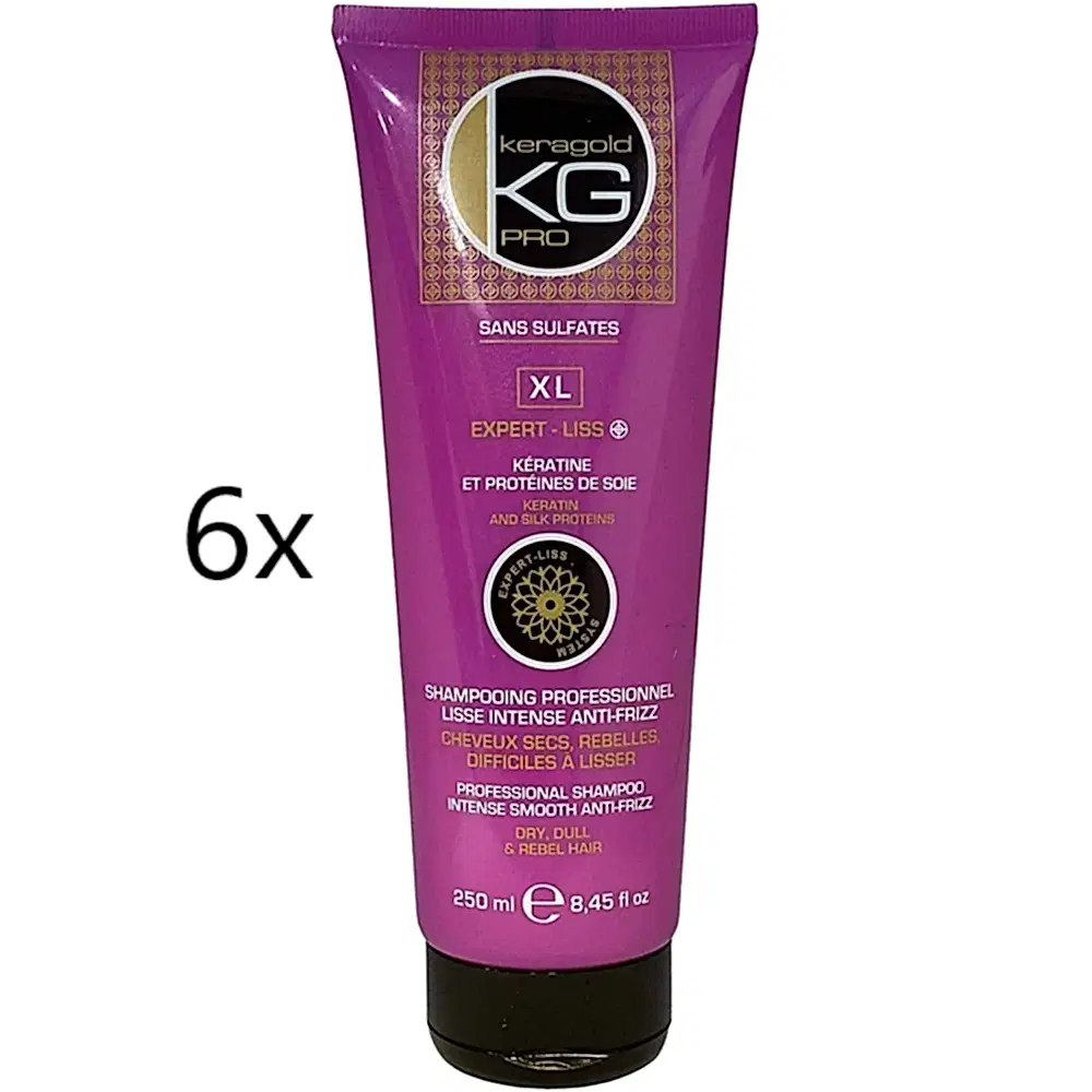 Keragold colisage de 12 Shampoing XL 250 ML - BEAUTEPRICE Keragold colisage de 12 Shampoing XL 250 ML - KERAGOLD - BEAUTEPRICE