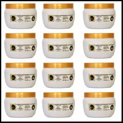 Keragold colisage de 12pcs de Masque BC 500ml - BEAUTEPRICE Keragold colisage de 12pcs de Masque BC 500ml - KERAGOLD - BEAUTEPRICE