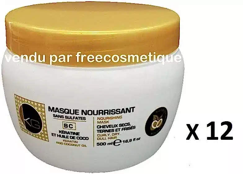 Keragold colisage de 12pcs de Masque BC 500ml - BEAUTEPRICE Keragold colisage de 12pcs de Masque BC 500ml - KERAGOLD - BEAUTEPRICE