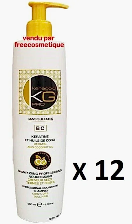 Keragold colisage de 12pcs de Shampoing BC 500ml - BEAUTEPRICE Keragold colisage de 12pcs de Shampoing BC 500ml - KERAGOLD - BEAUTEPRICE