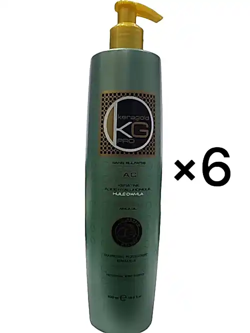 Keragold Colisage de 6 Shampoing KERATINE & AMLA AC 500ml - BEAUTEPRICE Keragold Colisage de 6 Shampoing KERATINE & AMLA AC 500ml - KERAGOLD - BEAUTEPRICE