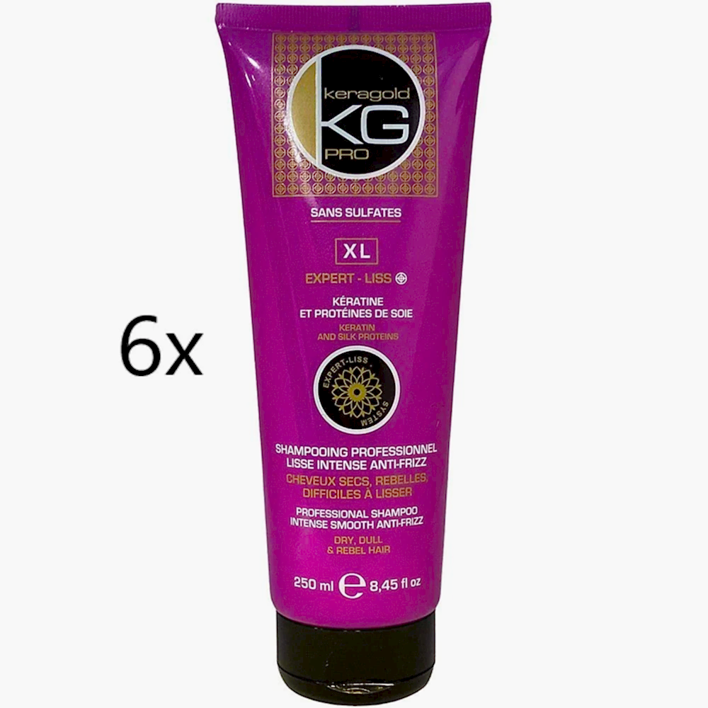 Keragold colisage de 6 Shampoing XL 250 ML - BEAUTEPRICE Keragold colisage de 6 Shampoing XL 250 ML - KERAGOLD - BEAUTEPRICE