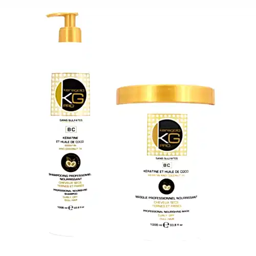 Keragold Duo Shampoing+Masque BC 1L - BEAUTEPRICE Keragold Duo Shampoing+Masque BC 1L - KERAGOLD - BEAUTEPRICE