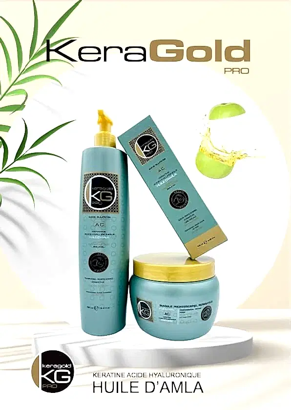 TRIO Shampoing+ Masque+Sérum KERATINE & BIOTINE