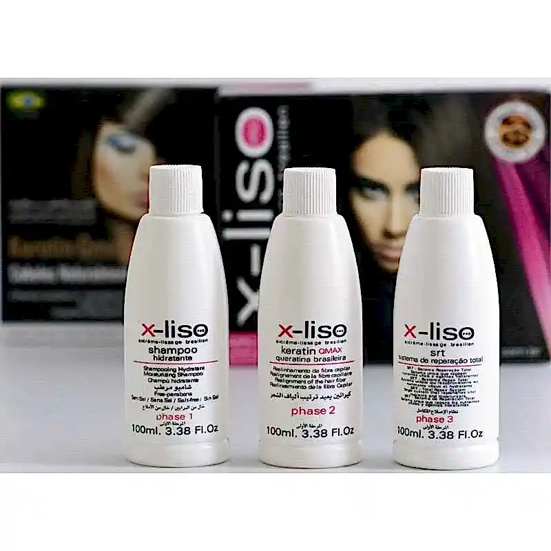 lissage bresilien xliso 3x100ml - BEAUTEPRICE lissage bresilien xliso 3x100ml Brazilian Secrets Hair BEAUTEPRICE