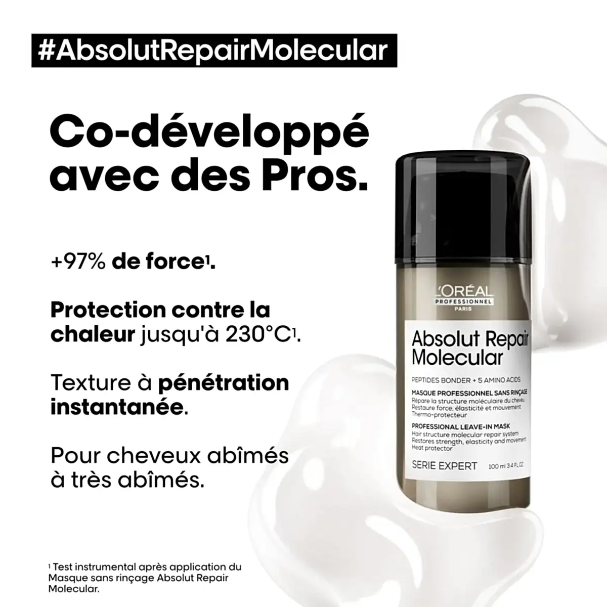 L'Oréal Professionnel Masque Absolut Repair Molecular - BEAUTEPRICE L'Oréal Professionnel Masque Absolut Repair Molecular L'Oréal Professionnel BEAUTEPRICE