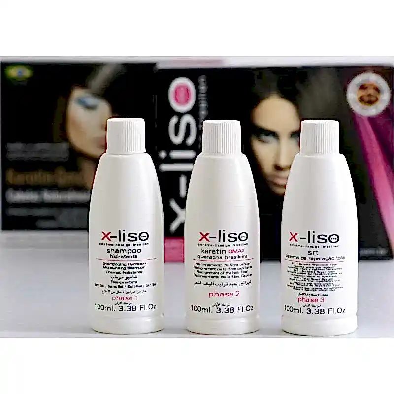 Lot revendeur de 12 kits de lissage xliso 3x100ml - BEAUTEPRICE Lot revendeur de 12 kits de lissage xliso 3x100ml Brazilian Secrets Hair BEAUTEPRICE