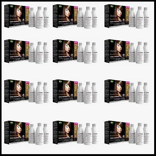 Lot revendeur de 12 kits de lissage xliso 3x100ml - BEAUTEPRICE Lot revendeur de 12 kits de lissage xliso 3x100ml Brazilian Secrets Hair BEAUTEPRICE