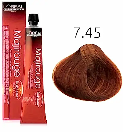 Majirouge 7.45 Blond Cuivré Acajou - BEAUTEPRICE Majirouge 7.45 Blond Cuivré Acajou L'Oréal Professionnel BEAUTEPRICE