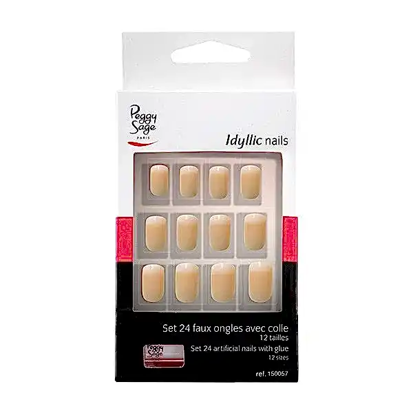 Peggy sage Faux ongles Idyllic nails Set x24 Baby boomer - BEAUTEPRICE Peggy sage Faux ongles Idyllic nails Set x24 Baby boomer beautypriceboutique BEAUTEPRICE