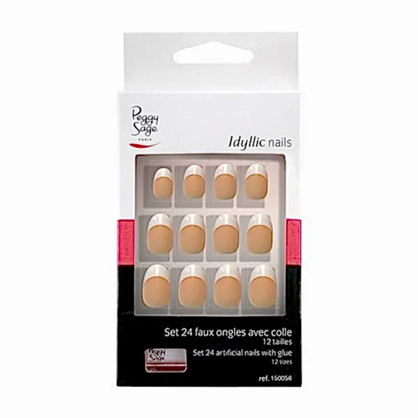 Peggy sage Faux ongles Idyllic nails Set x24 French stiletto - BEAUTEPRICE Peggy sage Faux ongles Idyllic nails Set x24 French stiletto beautypriceboutique BEAUTEPRICE