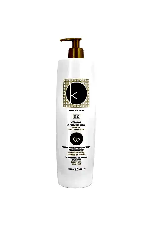 Shampoing Nourrissant Keragold sans sulfate à la Keratine et huile de Coco 1000ml