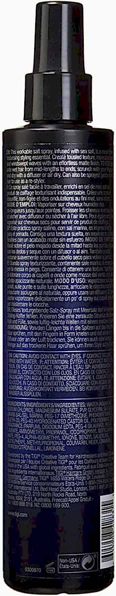 TIGI Spray au Sel texturisant 270ml - BEAUTEPRICE TIGI Spray au Sel texturisant 270ml Tigi BEAUTEPRICE